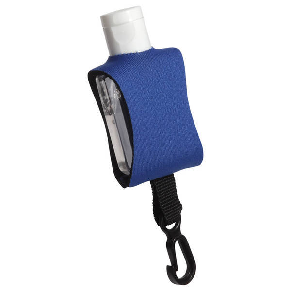 Cozy Clip Moisture Bead Hand Sanitizer in Neoprene Sleeve, .5oz.