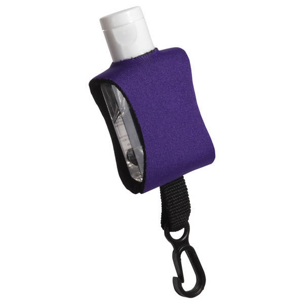 Cozy Clip Moisture Bead Hand Sanitizer in Neoprene Sleeve, .5oz.