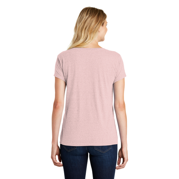 District Made® Perfect Blend® Ladies' V-Neck Tee