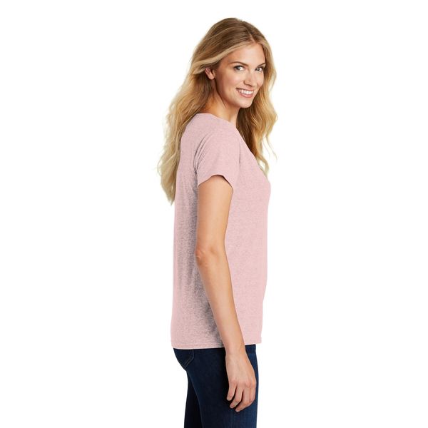 District Made® Perfect Blend® Ladies' V-Neck Tee