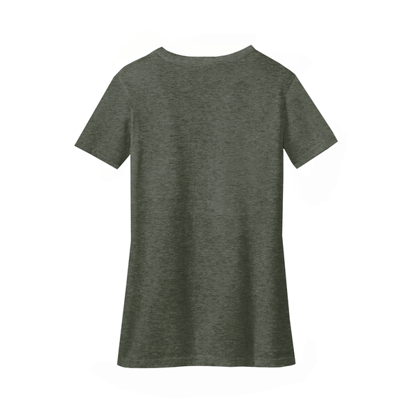 District Made® Perfect Blend® Ladies' V-Neck Tee