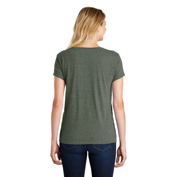 District Made® Perfect Blend® Ladies' V-Neck Tee