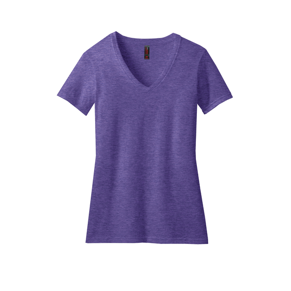 District Made® Perfect Blend® Ladies' V-Neck Tee