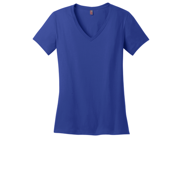 District Made® Perfect Weight® Ladies' V-Neck Tee