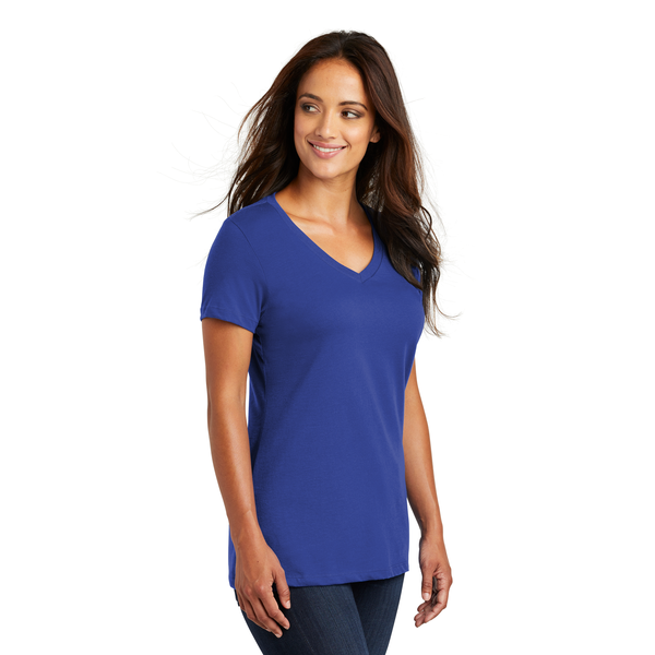 District Made® Perfect Weight® Ladies' V-Neck Tee