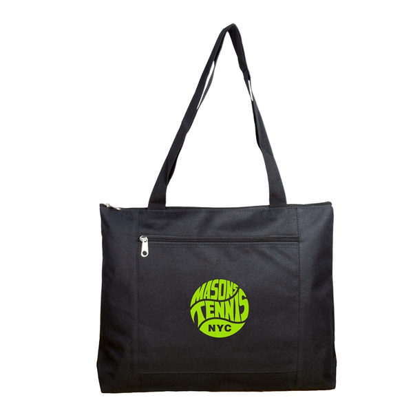 Double Zippered Polyester Tote