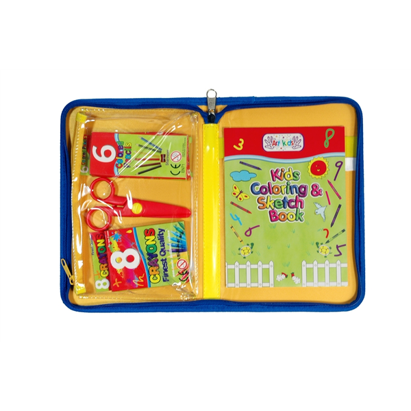 Art Set in a Zipper Case