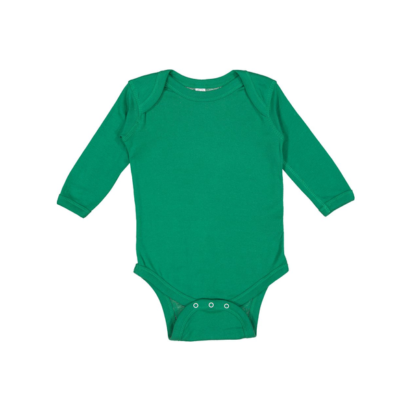 Rabbit Skins® Lap Shoulder Long Sleeve Infant Creeper, Colors
