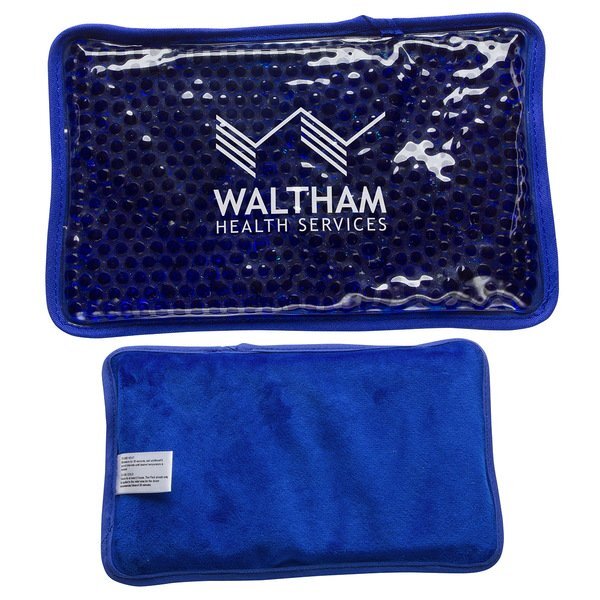 Plush Aqua Pearls™ Rectangle Deluxe Hot & Cold Pack
