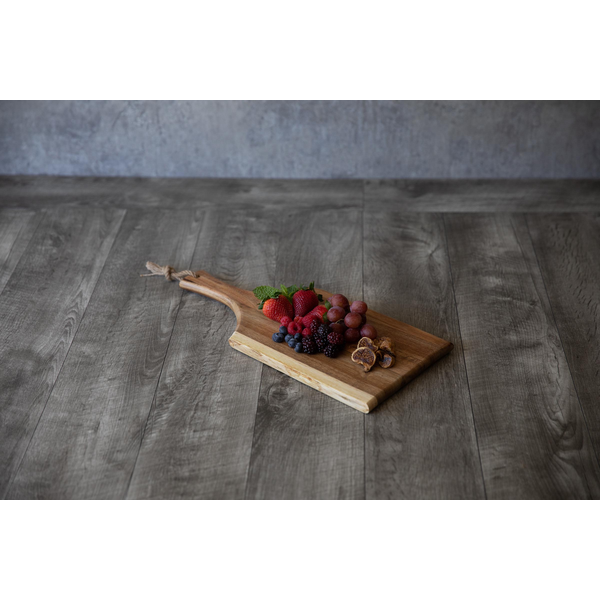 Artisan Acacia Serving Plank Cutting Board, 18"