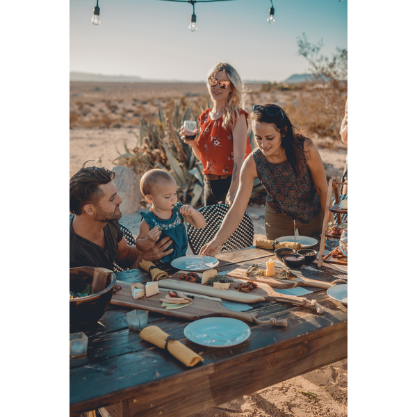 Artisan Acacia Serving Plank Cutting Board, 18"