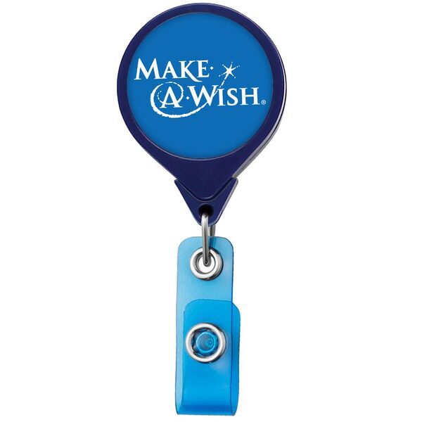 Jumbo Round Retractable Badgeholder, Alligator Clip
