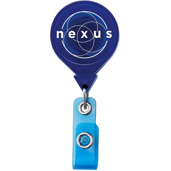 Jumbo Round Retractable Badgeholder, Alligator Clip