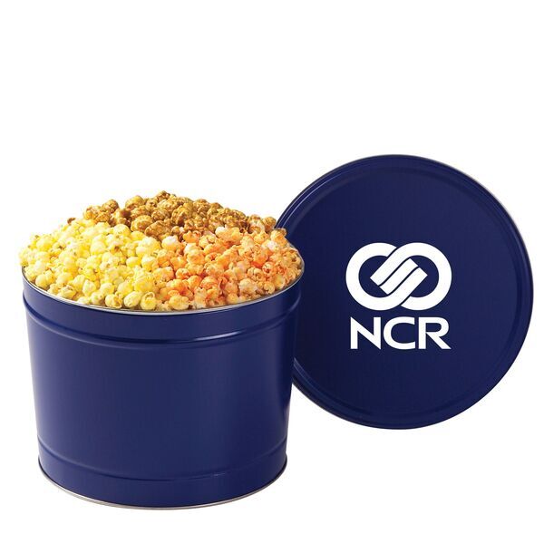 Three Way Popcorn Tin, 2 Gallon