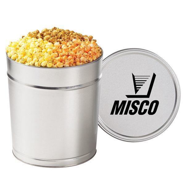 Three Way Popcorn Tin, 3.5 Gallon