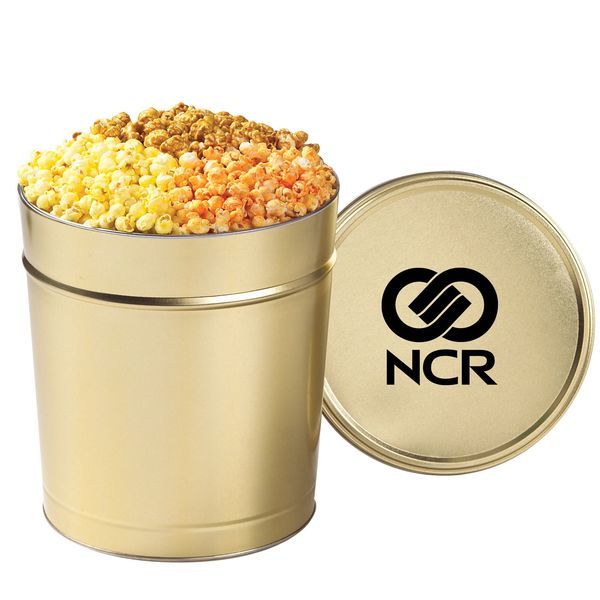 Three Way Popcorn Tin, 3.5 Gallon