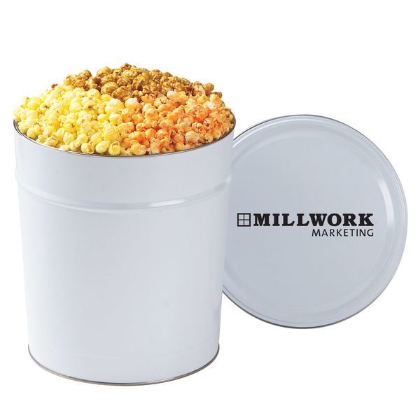 Three Way Popcorn Tin, 3.5 Gallon