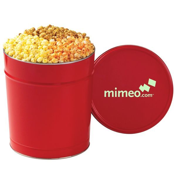 Three Way Popcorn Tin, 3.5 Gallon