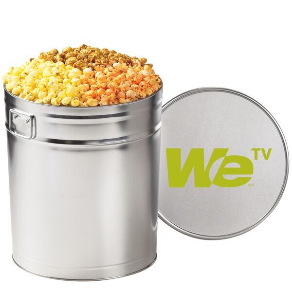 Three Way Popcorn Tin, 6.5 Gallon