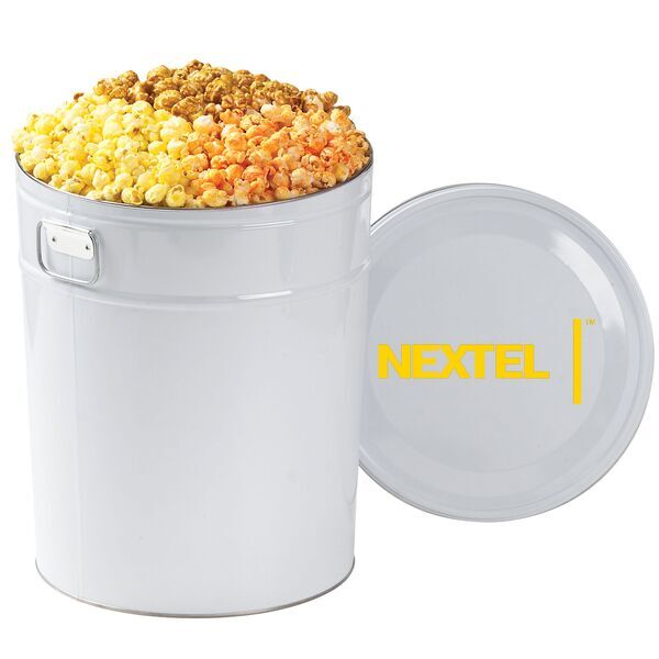 Three Way Popcorn Tin, 6.5 Gallon