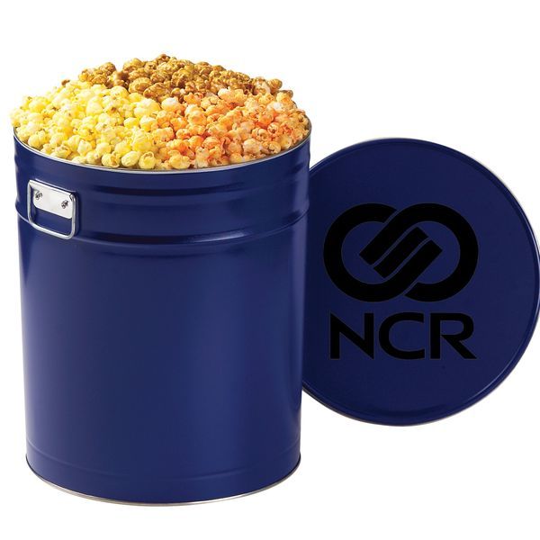 Three Way Popcorn Tin, 6.5 Gallon