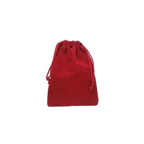 Velour Drawstring Pouch, 3" x 4"