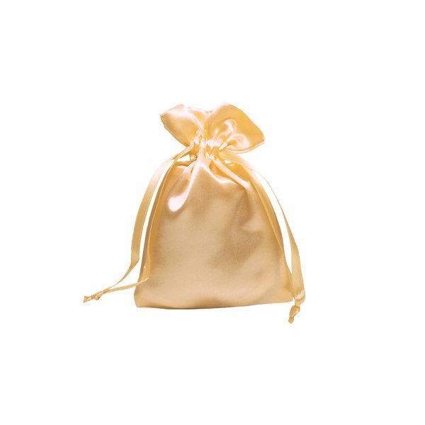 Trendy Satin Drawstring Pouch, 4" x 6"