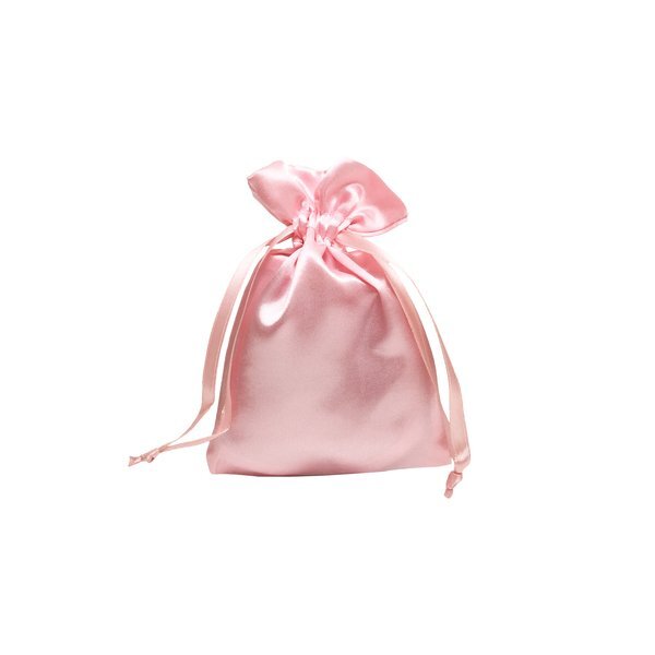 Trendy Satin Drawstring Pouch, 4" x 6"