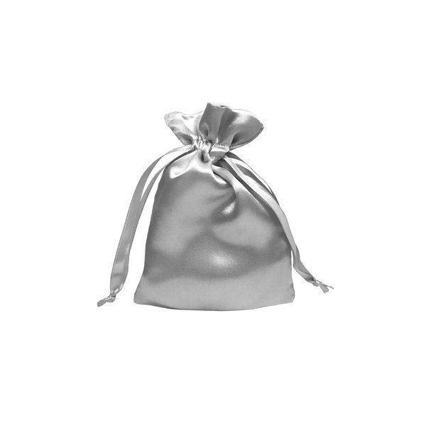 Trendy Satin Drawstring Pouch, 4" x 6"