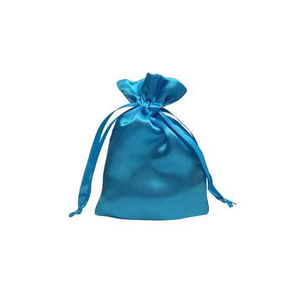Trendy Satin Drawstring Pouch, 4" x 6"