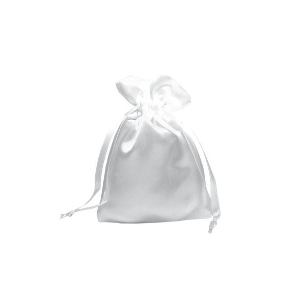 Trendy Satin Drawstring Pouch, 4" x 6"