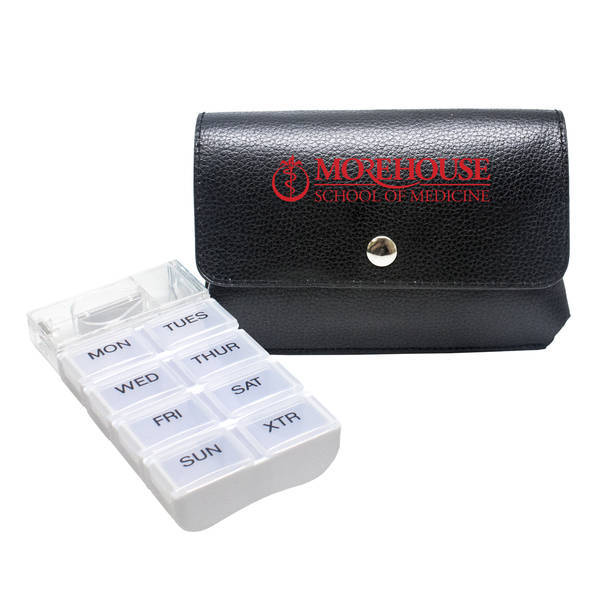 Medication Pill Box & Case