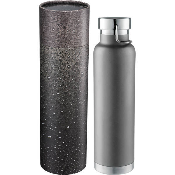 Thor Copper Vac Bottle w/Cylindrical Box, 22 oz.