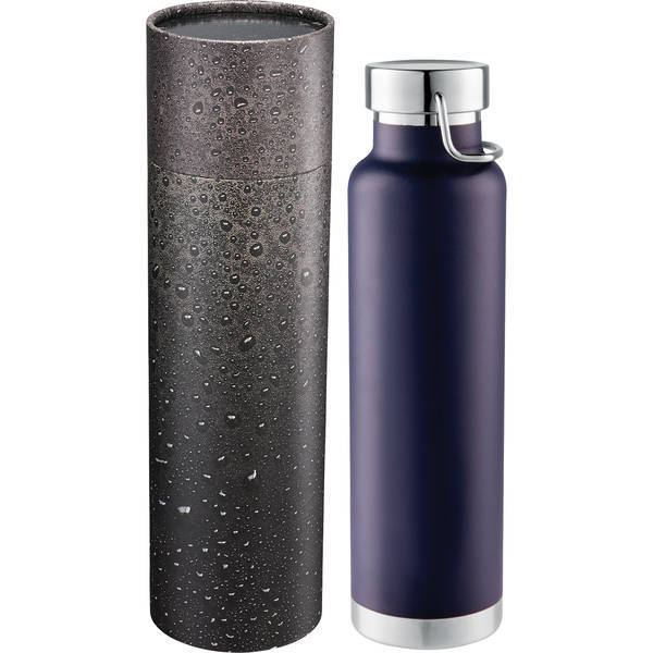 Thor Copper Vac Bottle w/Cylindrical Box, 22 oz.