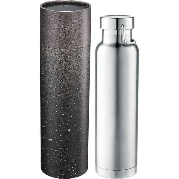 Thor Copper Vac Bottle w/Cylindrical Box, 22 oz.