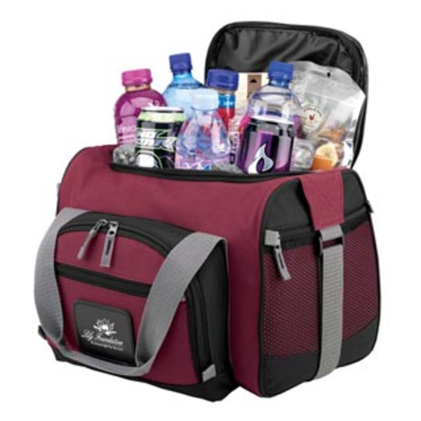 Convertible 12-Can Polyester Duffel Cooler