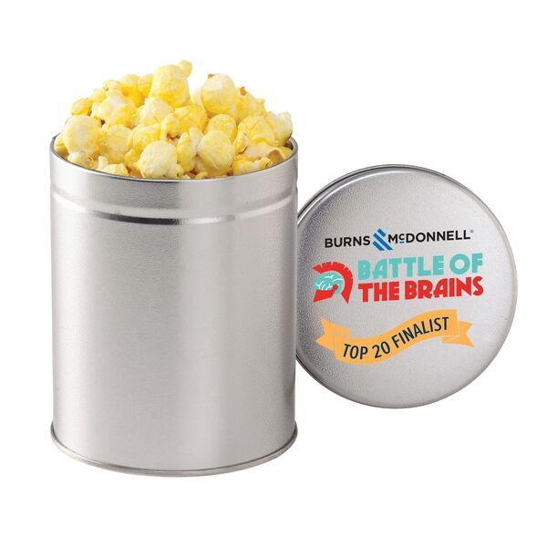 Gourmet Butter Popcorn Tin, Quart