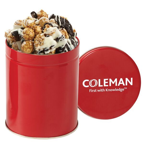 Gourmet Cookies & Cream Popcorn Tin, Quart