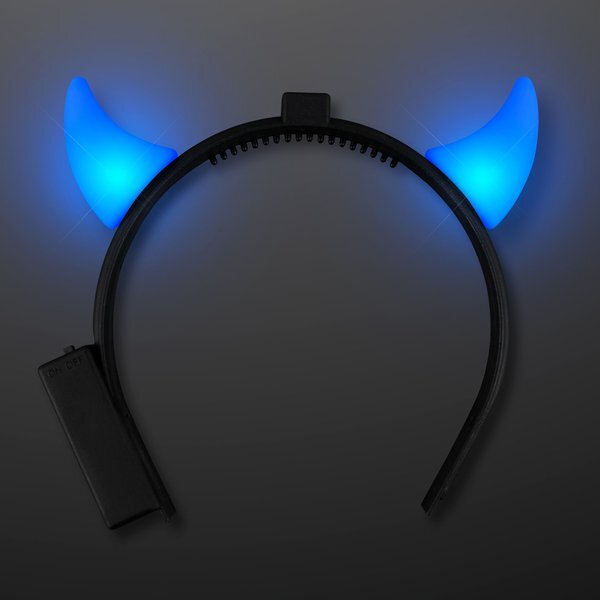 Light Up LED Devil Horn Headband