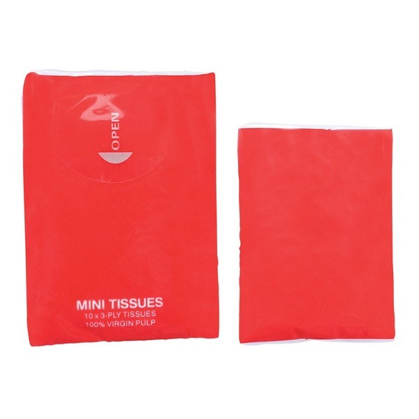 Mini Tissue Packet, 10 ct
