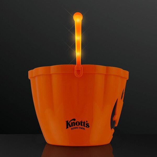 Light Up LED Halloween Trick-or-Treat Bucket