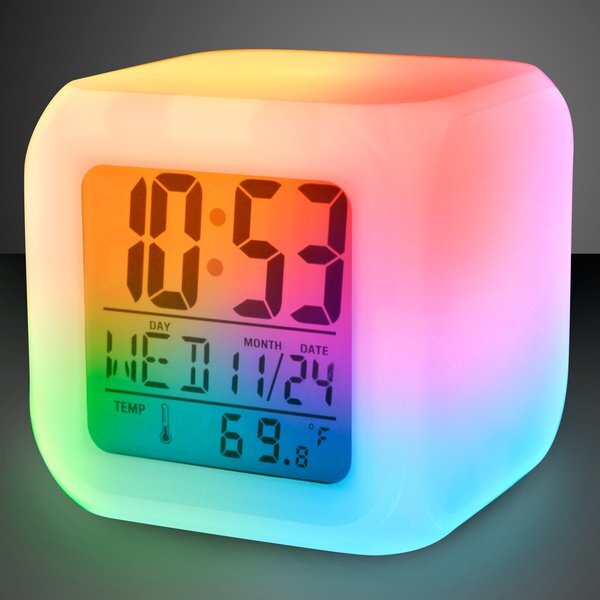 Color Changing LED Alarm Clock