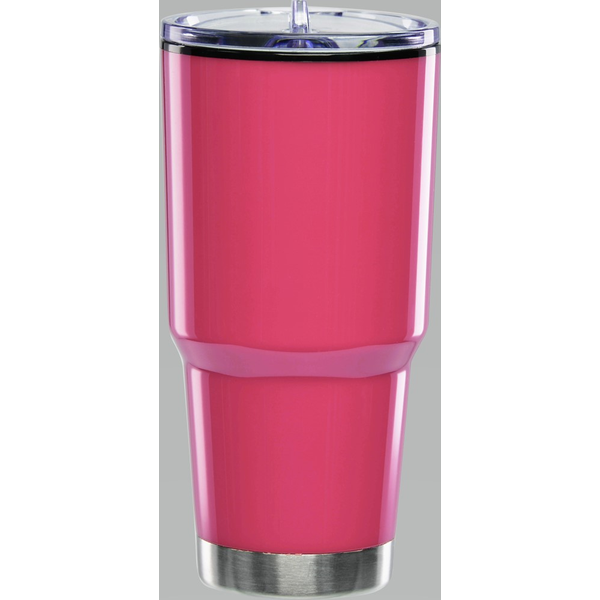 Pink Adriatic Double Wall Auto Tumbler, 24oz.