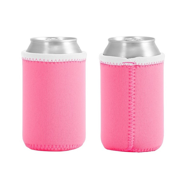 Liam Pink Neoprene Can Cooler