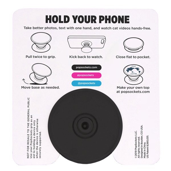 Vegan Leather PopSocket® Grip