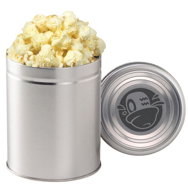 Gourmet White Cheddar Truffle Popcorn Tin, Quart