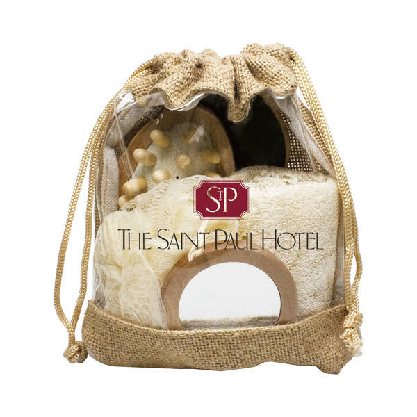 Jute Bath & Spa Accessory Kit
