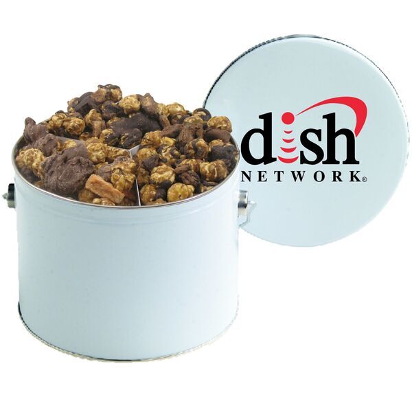 Gourmet Candy Bar Creation Popcorn Tin, Half Gallon