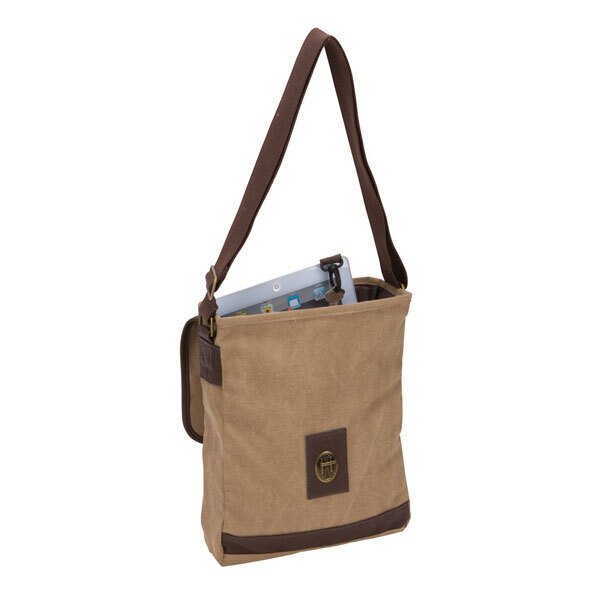 Arlington Cotton Canvas Mini Messenger Tablet Bag