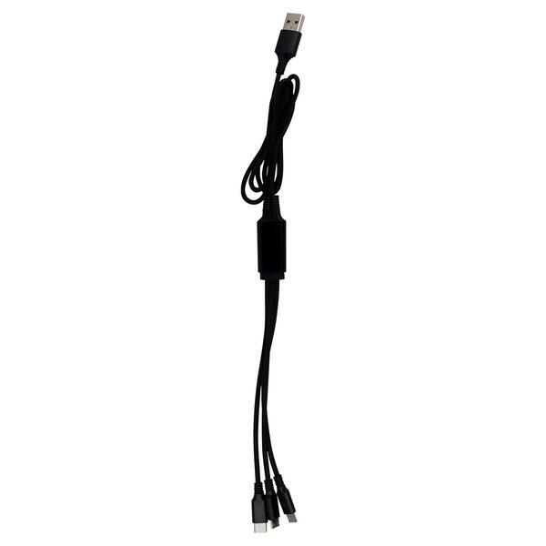 Metallic Logo Light Up  Cable, 3'